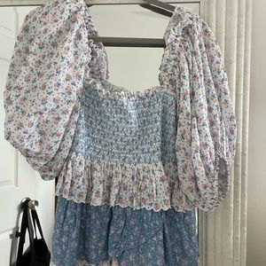 Loveshack fancy mini dress